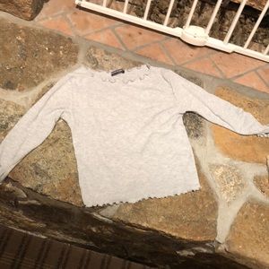 Brandy Melville Grey Top